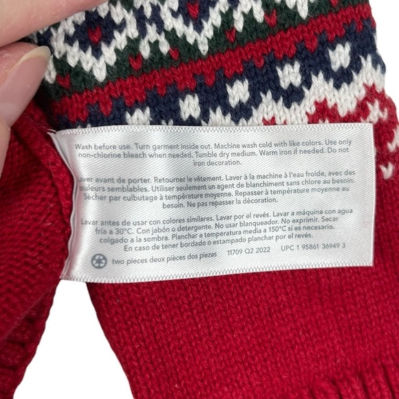 Carter’s 100% Cotton Christmas Baby Boy Sweater Size 12 Months - Picture 6 of 9